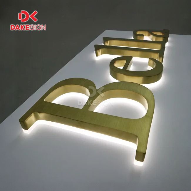 Backlit Led Letter Sign